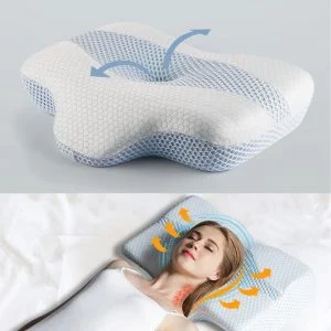 Cuscino Ortopedico Cervicale Rinfrescante per Dolore al Collo in Memory Foam