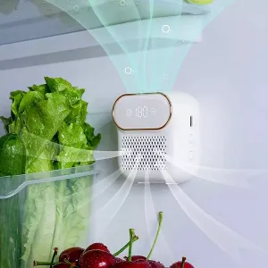 Deodorante per Frigoriferi Eliminatore di Odori Purificatore D'Aria a Ozono