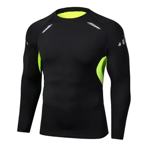 camicia a compressione, manica lunga a compressione