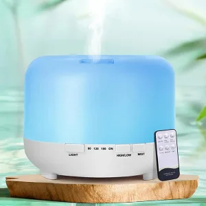 umidificatore, diffusore di oli essenziali, diffusore di aromi, diffusore di aromaterapia, umidificatore d'aria, diffusore con telecomando