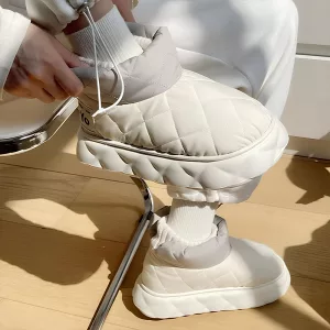 stivali invernali, stivali slip on, stivali da neve alla caviglia, stivali di peluche, stivali impermeabili, stivali imbottiti