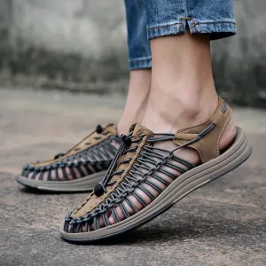 sandali da uomo, sandali da spiaggia, sandali slip on, sandali in maglia