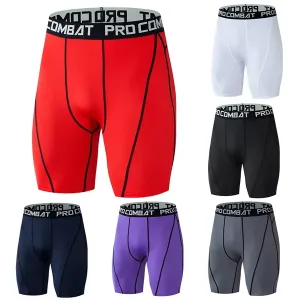 pantaloncini a compressione da uomo, pantaloncini a compressione da palestra, pantaloncini a compressione da fitness