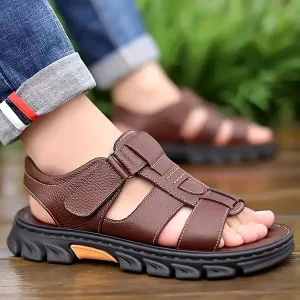 sandali da uomo, scarpe da spiaggia, sandali da spiaggia, sandali con suola spessa, sandali antiscivolo, scarpe casual, sandali casual
