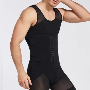 modellatore del corpo da uomo, gilet dimagrante, shapewear da uomo, correttore di postura