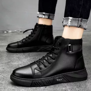 Stivali Sneaker Casual da Uomo con Cerniera