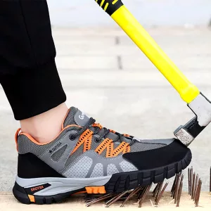 Scarpe da Lavoro con Punta in Acciaio Stivali alla Caviglia di Sicurezza