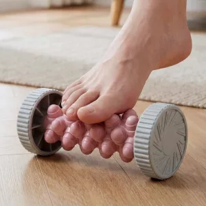 Massaggiatore con rullo per piedi a digitopressione per fascite plantare