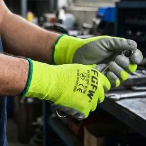 10 paia di guanti da lavoro rivestiti