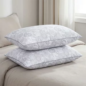 Set di 2 Morbidi e Graziosi Cuscini per Letto