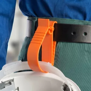 Clip da cintura per casco di sicurezza