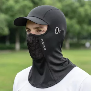 Maschera copri-viso completa UV con cappuccio