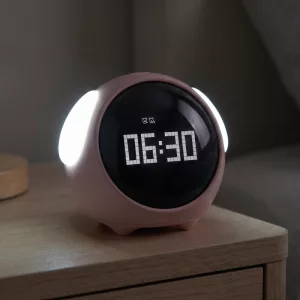 compact alarm clock, alarm clock with temperature
