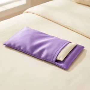 weighted eye pillow, lavender eye mask, yoga eye pillow
