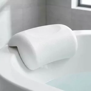 soft bath pillow, bath headrest, bath back rest, bath pillow for tub, bath tub pillow