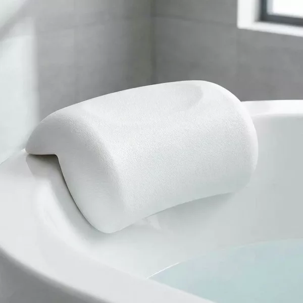 soft bath pillow, bath headrest, bath back rest, bath pillow for tub, bath tub pillow