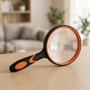 handheld magnifying glass