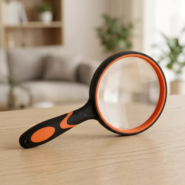 handheld magnifying glass