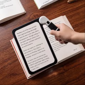 large magnifying glass with led, rectangle magnifying glass, rectangle magnifying glass, large magnifier with light
