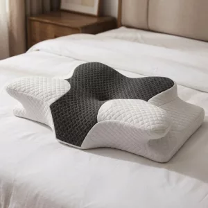 neck support pillow, ergonomic pillow, memory foam pillow, cervical pillow, orthopedic pillow