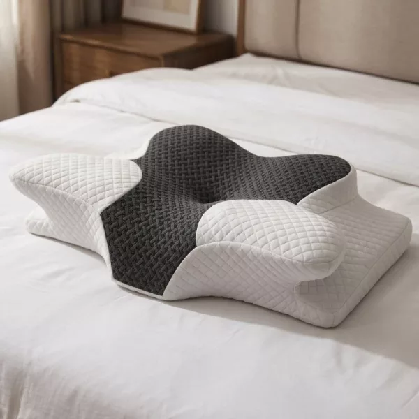 neck support pillow, ergonomic pillow, memory foam pillow, cervical pillow, orthopedic pillow