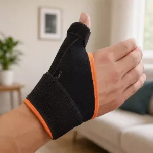 wrist brace with thumb support, wrist thumb support, wrist splint with thumb support