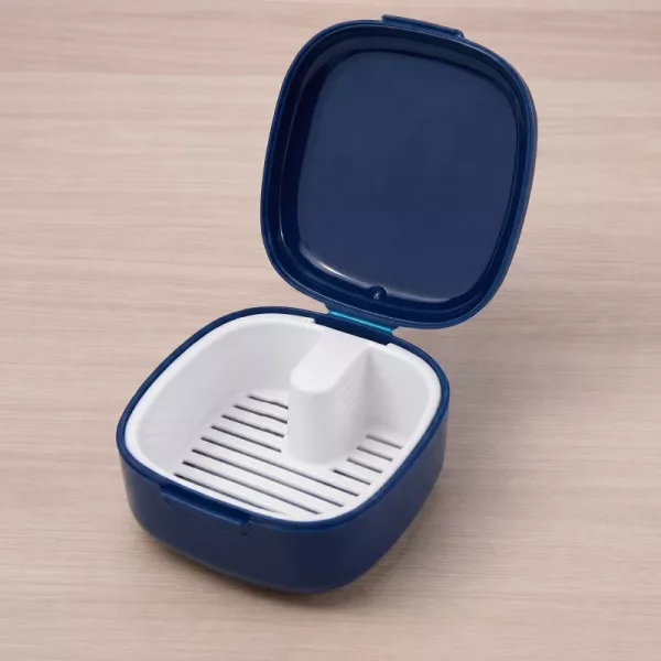 retainer case, denture case, denture container, retainer box, mouth guard case