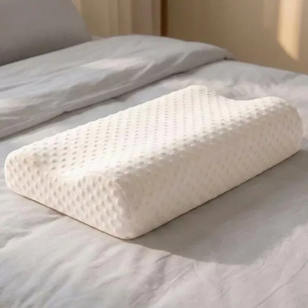 neck support pillow, ergonomic pillow, memory foam pillow, cervical pillow, orthopedic pillow