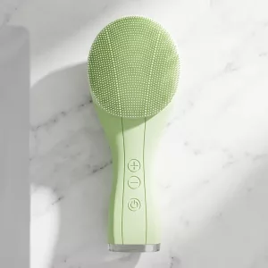 silicone cleansing brush, deep pore cleaning, silicone face scrubber, silicone face brush, silicone facial cleansing brush