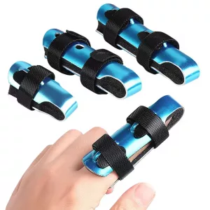 finger splint, finger brace, finger support, aluminium finger splint, finger immobilization, broken finger brace