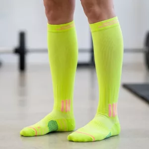 Calzini sportivi a compressione al ginocchio traspiranti