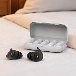 Tappi per le orecchie in morbido silicone con cancellazione del rumore, auricolari insonorizzanti per dormire