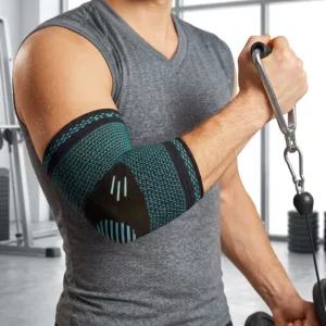Gomitiera elastica a compressione in nylon fascia di supporto per braccio