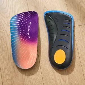 Solette ortopediche con supporto dell'arco plantare e inserti ammortizzanti per scarpe