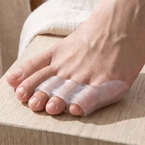 2 pz separatore morbido in gel di silicone per tre dita, raddrizzatore