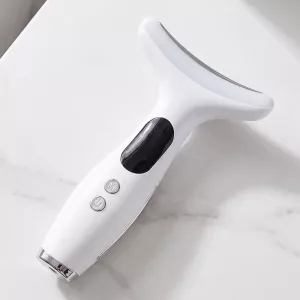Dispositivo di bellezza viso LED a 7 colori massaggiatore EMS terapia luminosa per la pelle