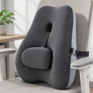 Cuscino ergonomico in cotone per supporto lombare e schienale della sedia