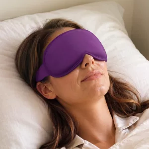 Maschera 3D ponderata per dormire in morbida memory foam