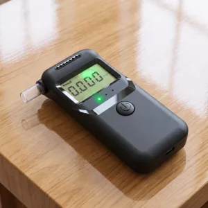 Etilometro digitale tester alcolico con indicatori luminosi