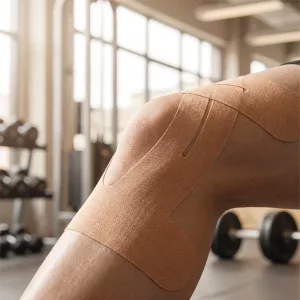 10 pezzi di nastro elastico kinesiologico per supporto al ginocchio per sport
