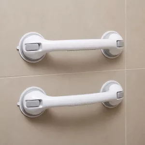 2 pz Barra di sostegno antiscivolo per doccia adesiva, corrimano da bagno per anziani