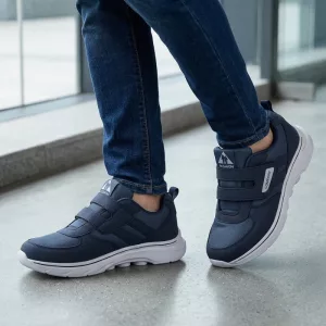 Sneakers ortopediche da diabetico senza lacci con punta ampia e assorbimento degli urti