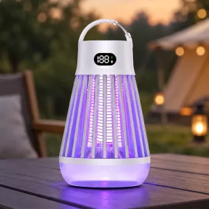 Lampada antizanzare elettrica portatile ricaricabile USB per insetti