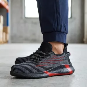 Scarpe antinfortunistiche traspiranti antiperforazione, antiscivolo e leggere, sneaker da lavoro