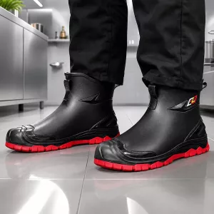 Stivali da lavoro impermeabili antiscivolo, scarpe comode da cucina