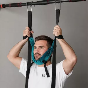 Cintura sospesa per trazione cervicale del collo
