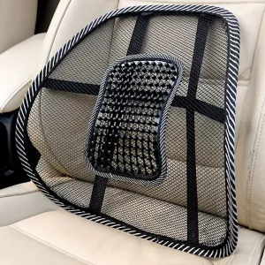 Cuscino di supporto lombare in rete per sedile auto e schienale sedia