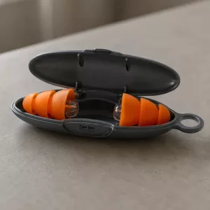 Tappi per le orecchie in morbido silicone antirumore, auricolari insonorizzanti con custodia